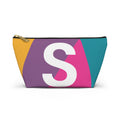 Colorblock Accessory Pouch — Monogram S T-Bottom Cosmetic Bag
