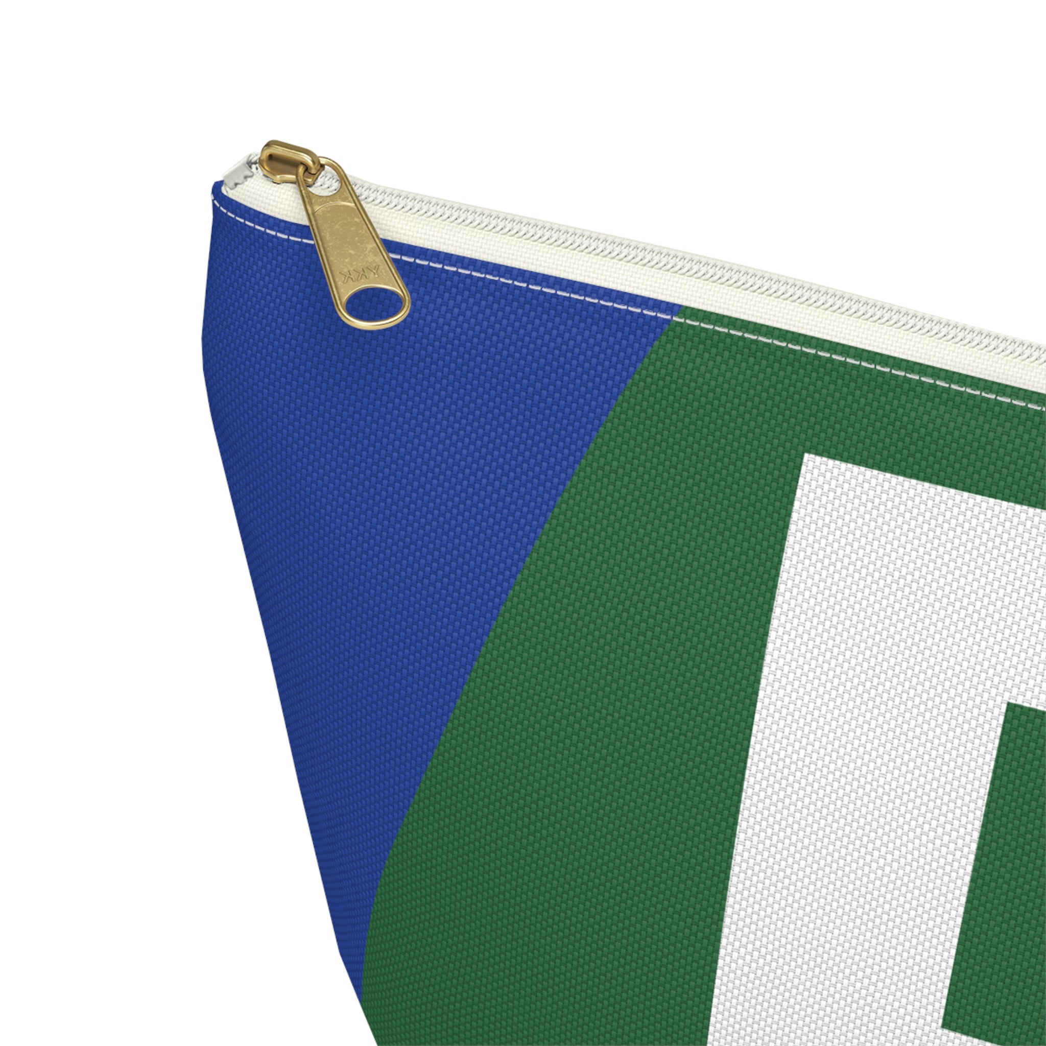 Colorblock Accessory Pouch — Monogram R T-Bottom Cosmetic Bag