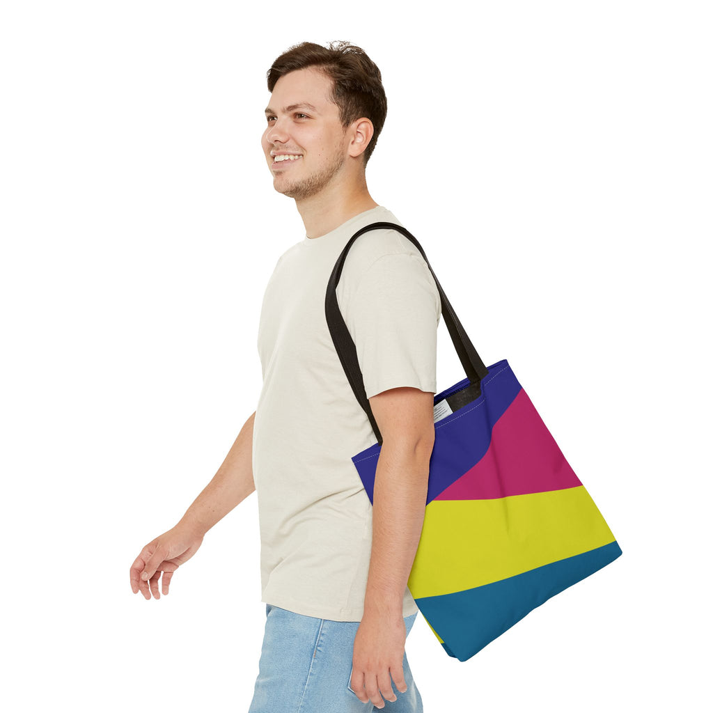 Colorblock Tote Bag