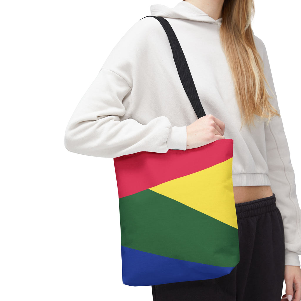 Colorblock Tote Bag