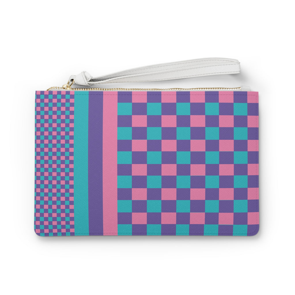 Colorblock Clutch Bag