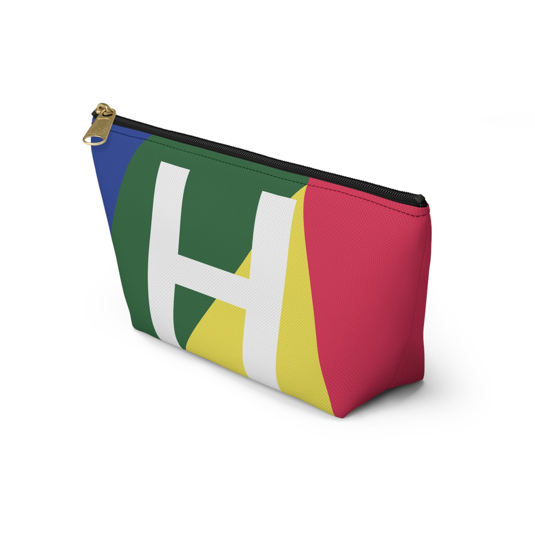 Colorblock Accessory Pouch — Monogram H T-Bottom Cosmetic Bag