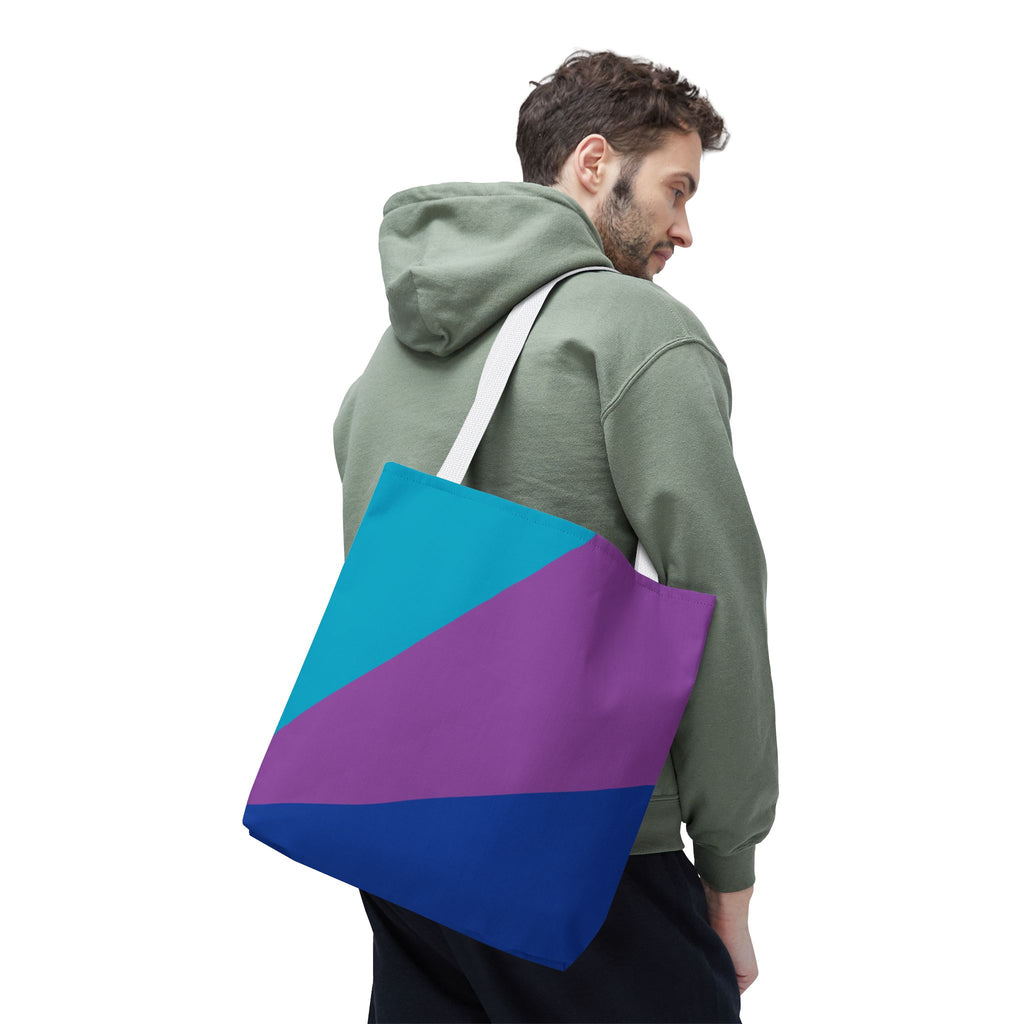 Colorblock Tote Bag