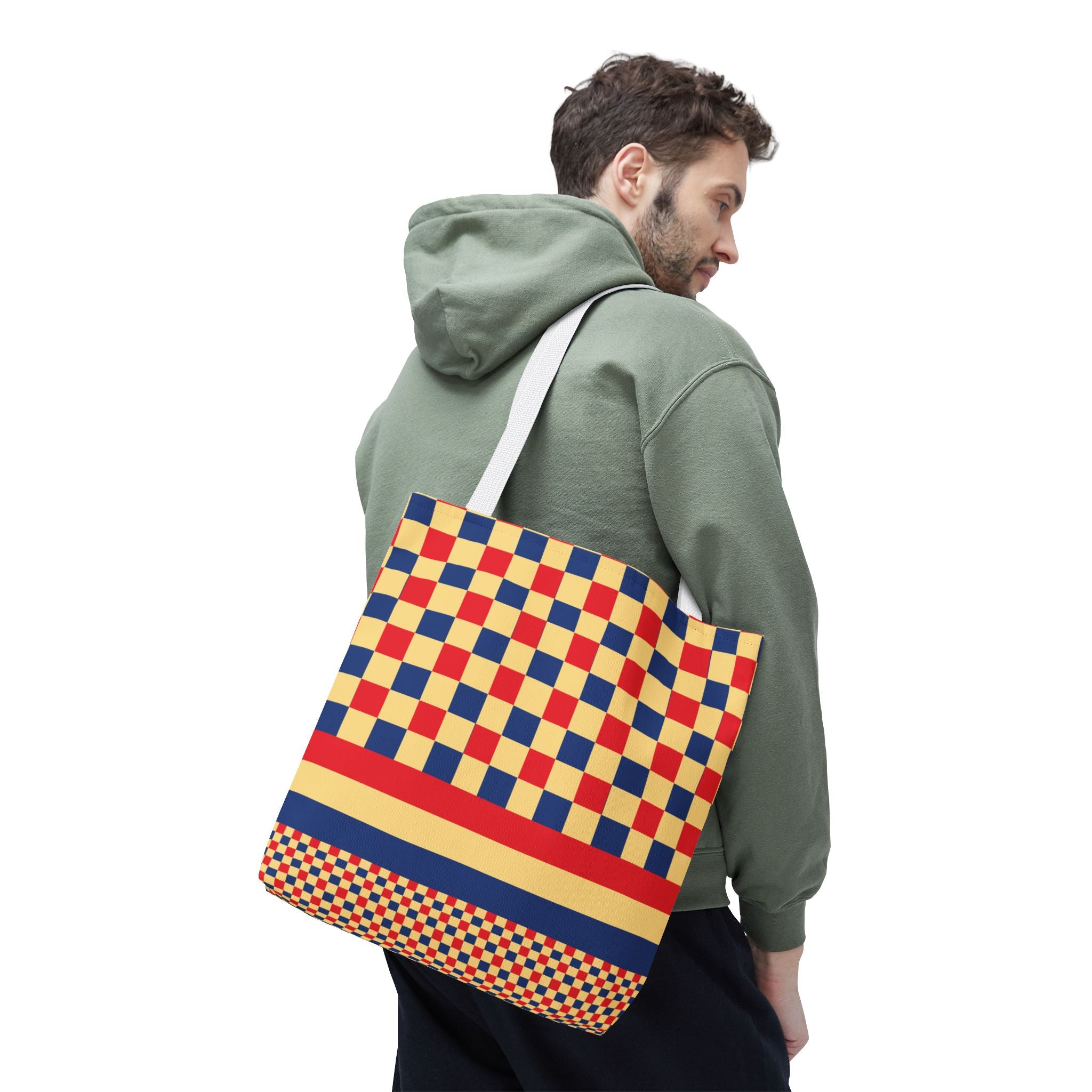Colorblock Tote Bag