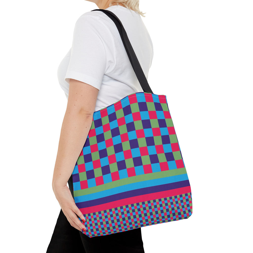 Colorblock Tote Bag