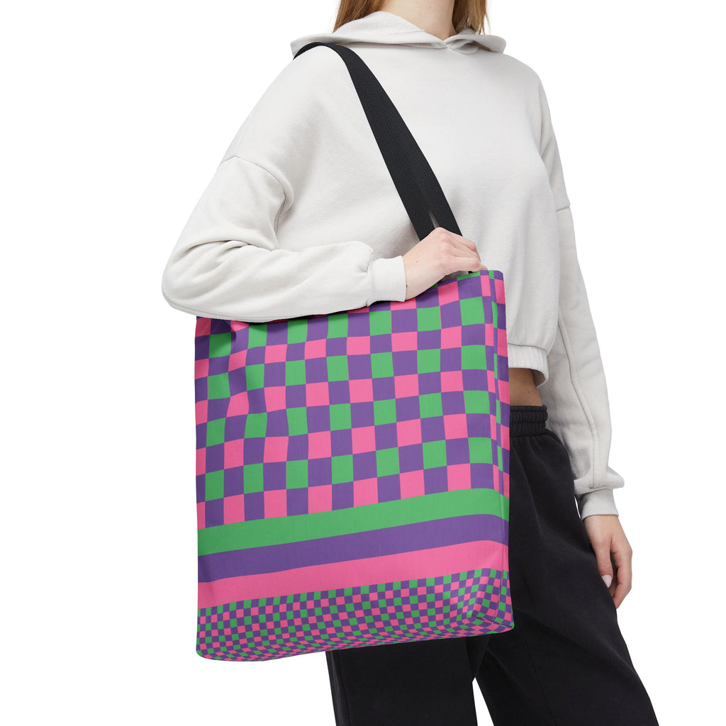 Colorblock Tote Bag