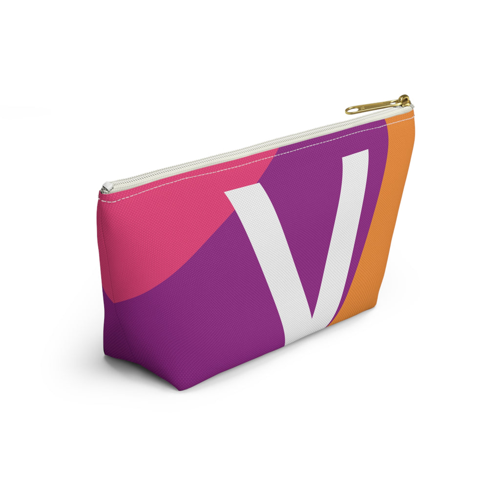 Colorblock Accessory Pouch — Monogram V T-Bottom Cosmetic Bag