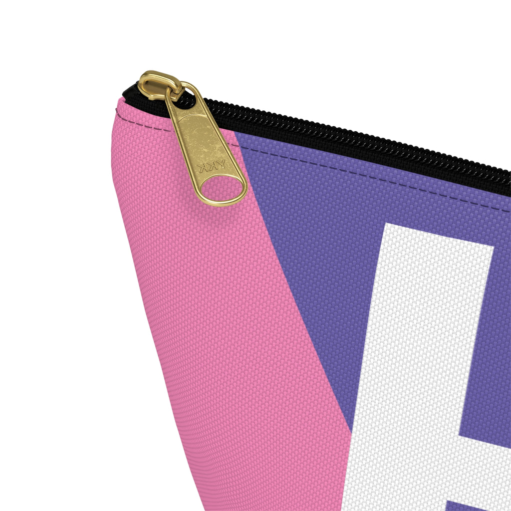 Colorblock Accessory Pouch — Monogram H T-Bottom Cosmetic Bag