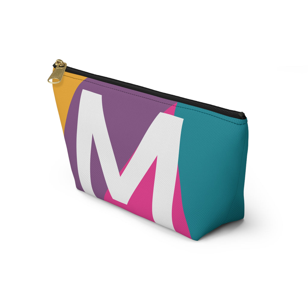 Colorblock Accessory Pouch — Monogram M T-Bottom Cosmetic Bag