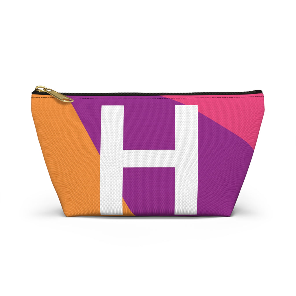 Colorblock Accessory Pouch — Monogram H T-Bottom Cosmetic Bag