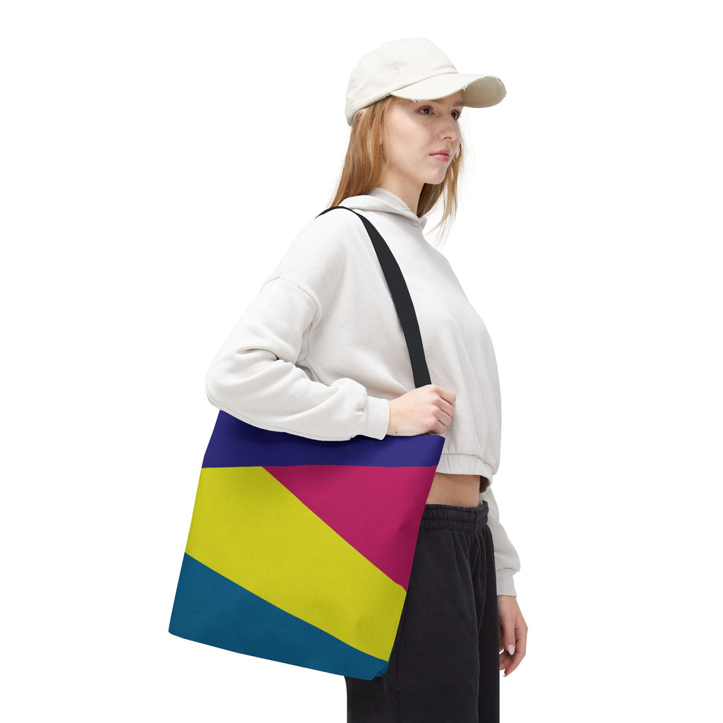 Colorblock Tote Bag