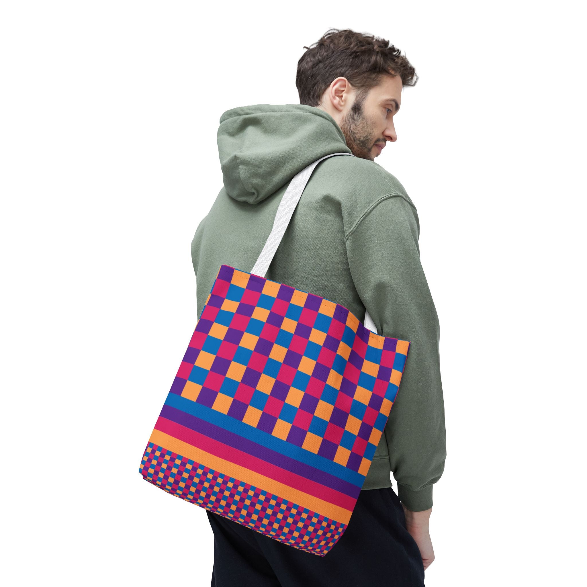 Colorblock Tote Bag