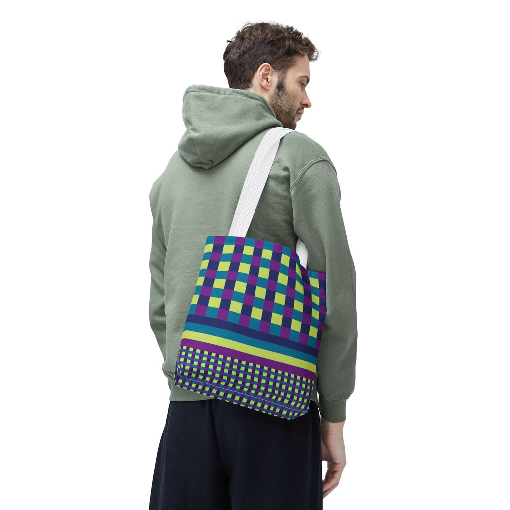 Colorblock Tote Bag