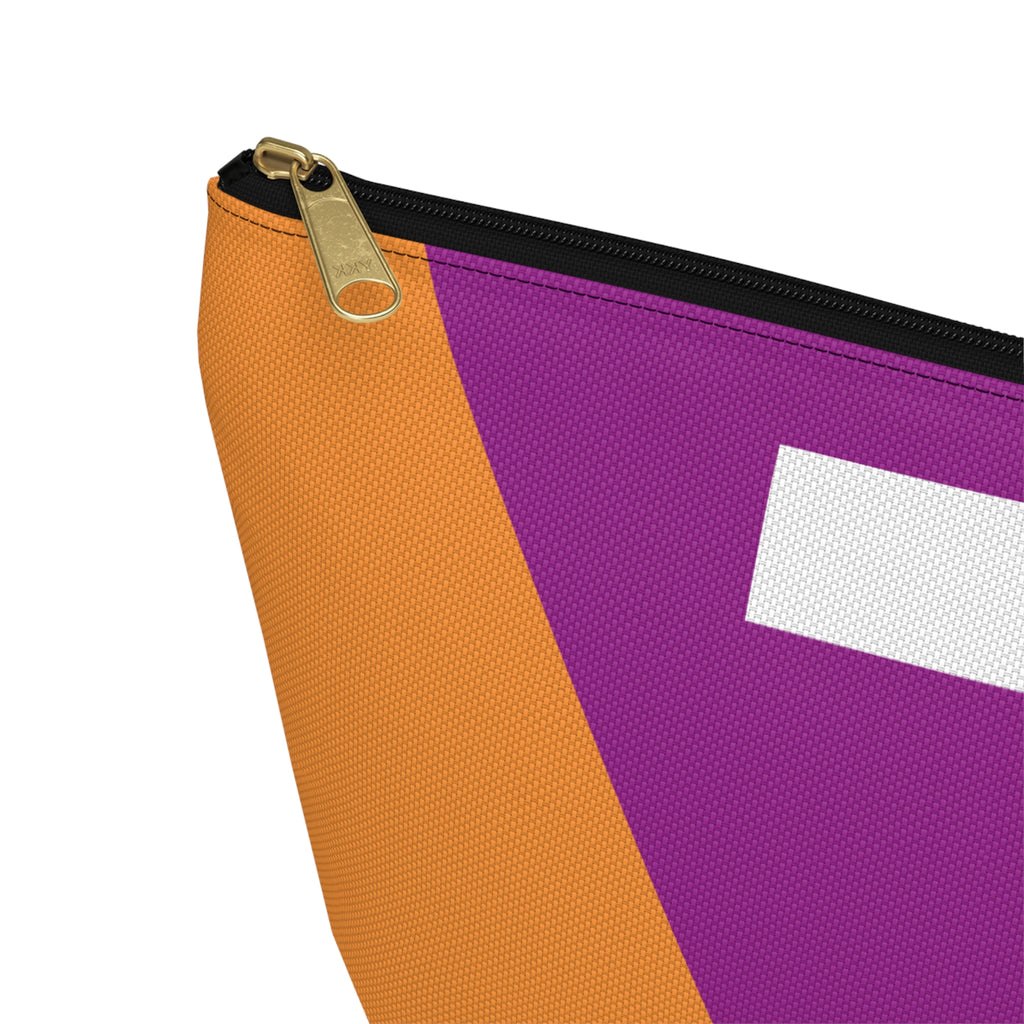 Colorblock Accessory Pouch — Monogram T T-Bottom Cosmetic Bag