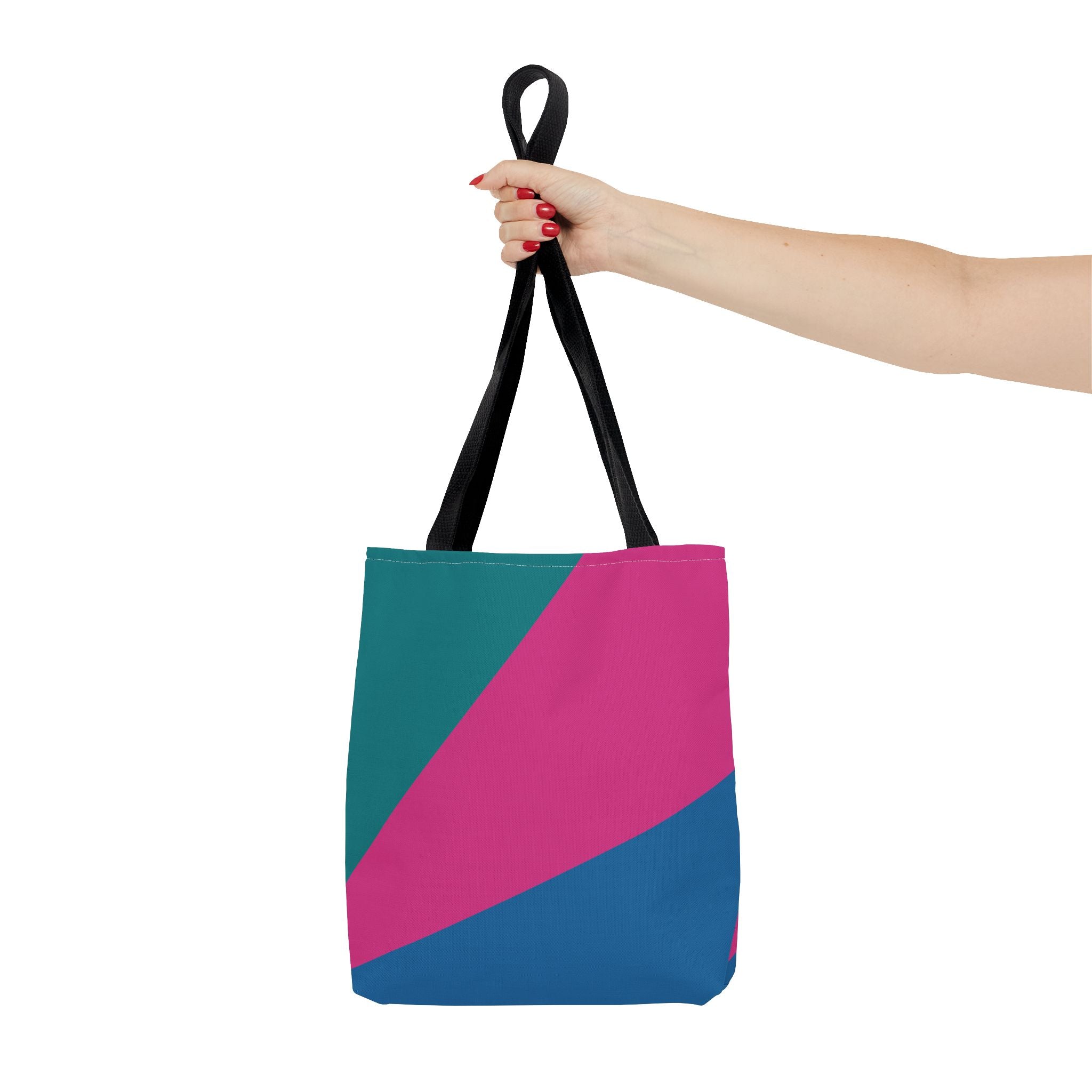 Colorblock Tote Bag