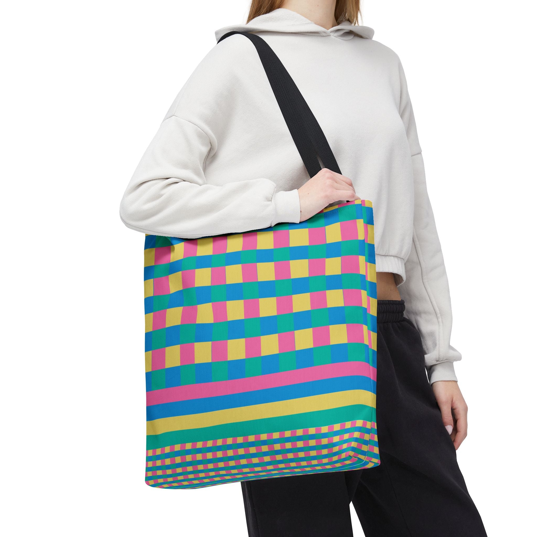 Colorblock Tote Bag