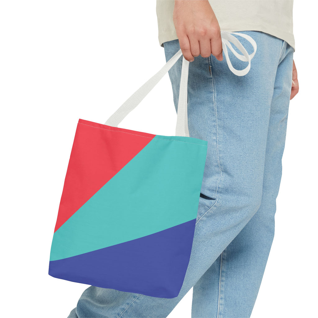 Colorblock Tote Bag