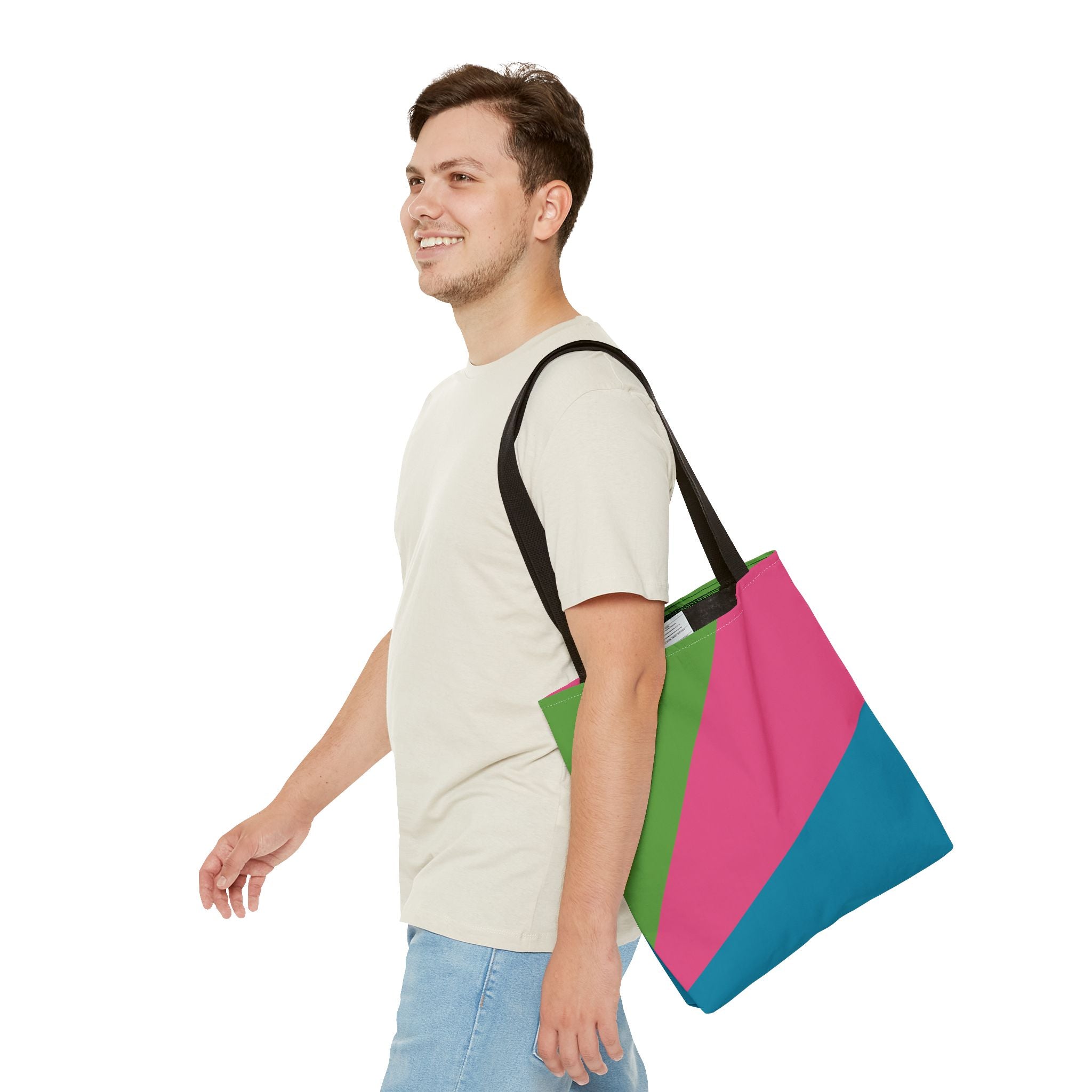 Colorblock Tote Bag