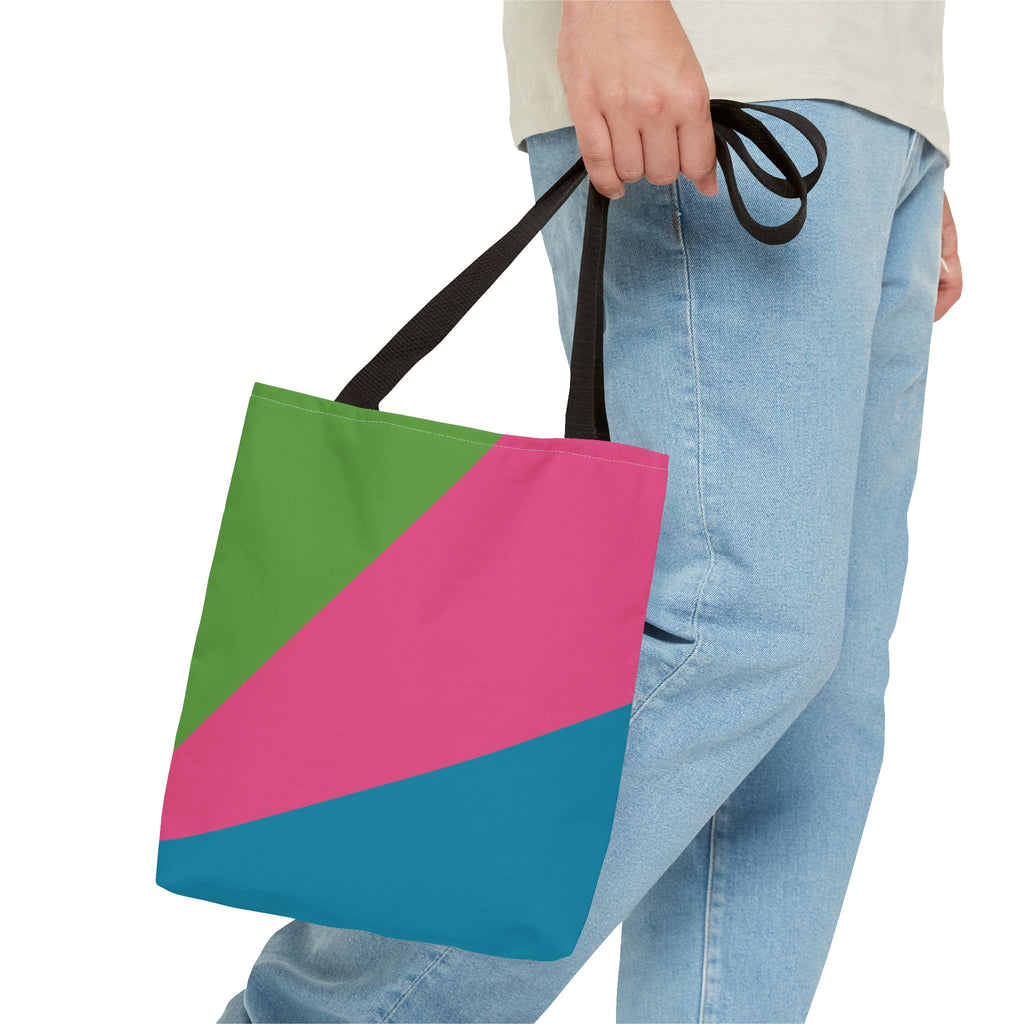 Colorblock Tote Bag