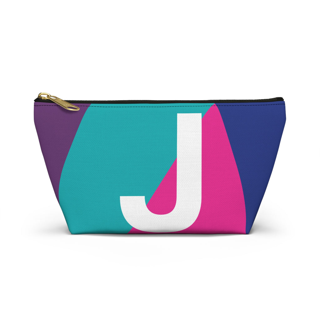 Colorblock Accessory Pouch — Monogram J T-Bottom Cosmetic Bag