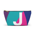 Colorblock Accessory Pouch — Monogram J T-Bottom Cosmetic Bag