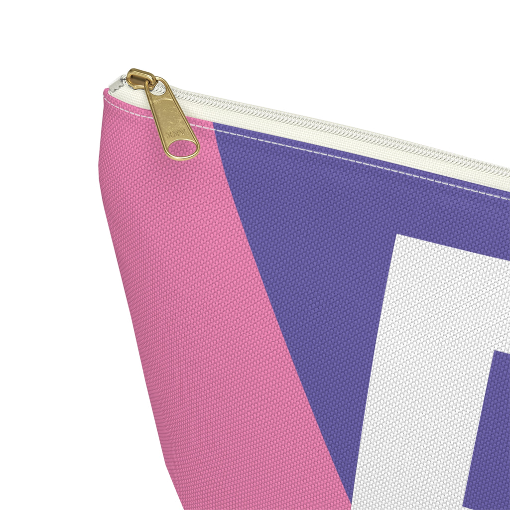 Colorblock Accessory Pouch — Monogram P T-Bottom Cosmetic Bag