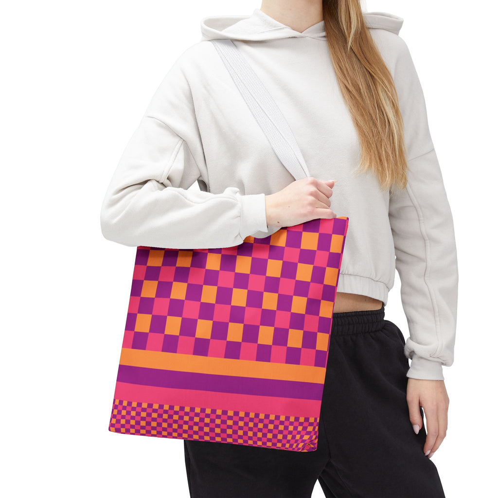 Colorblock Tote Bag