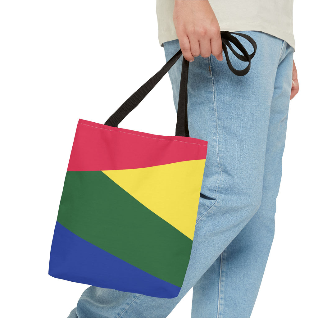 Colorblock Tote Bag