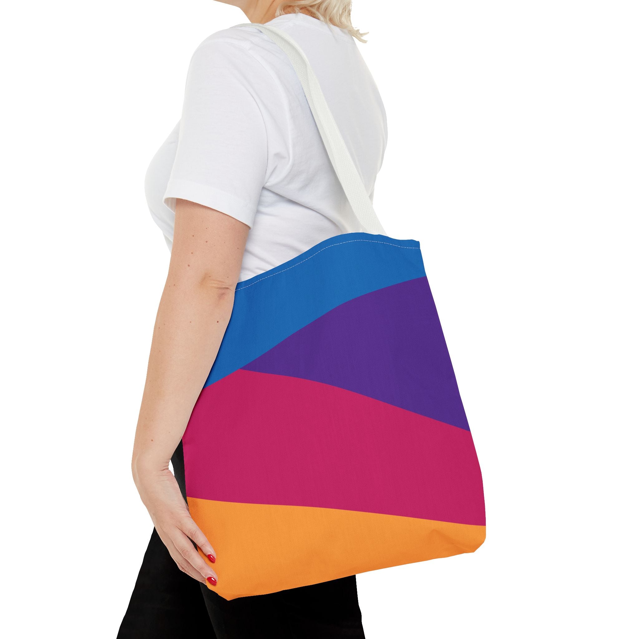 Colorblock Tote Bag