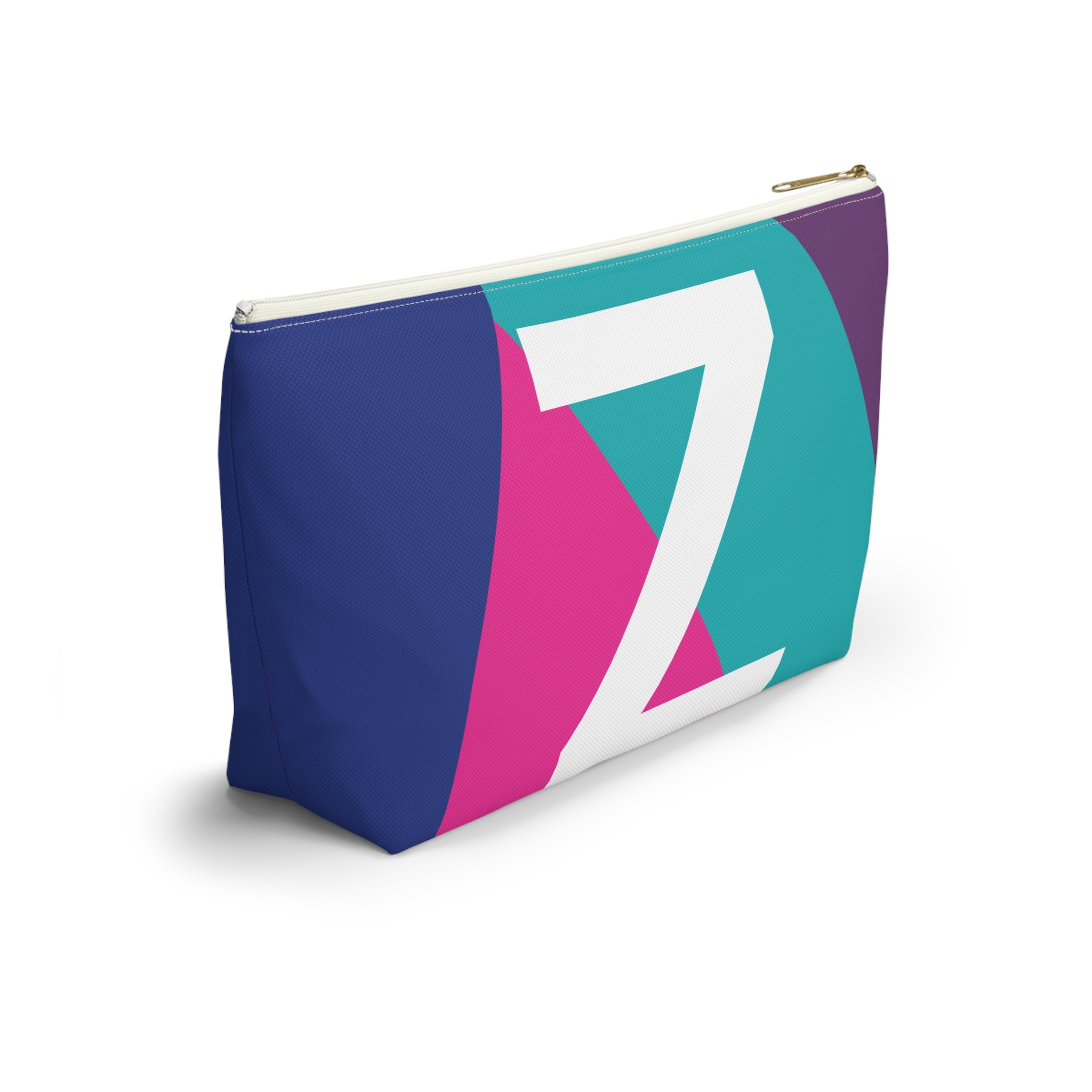 Colorblock Accessory Pouch — Monogram Z T-Bottom Cosmetic Bag