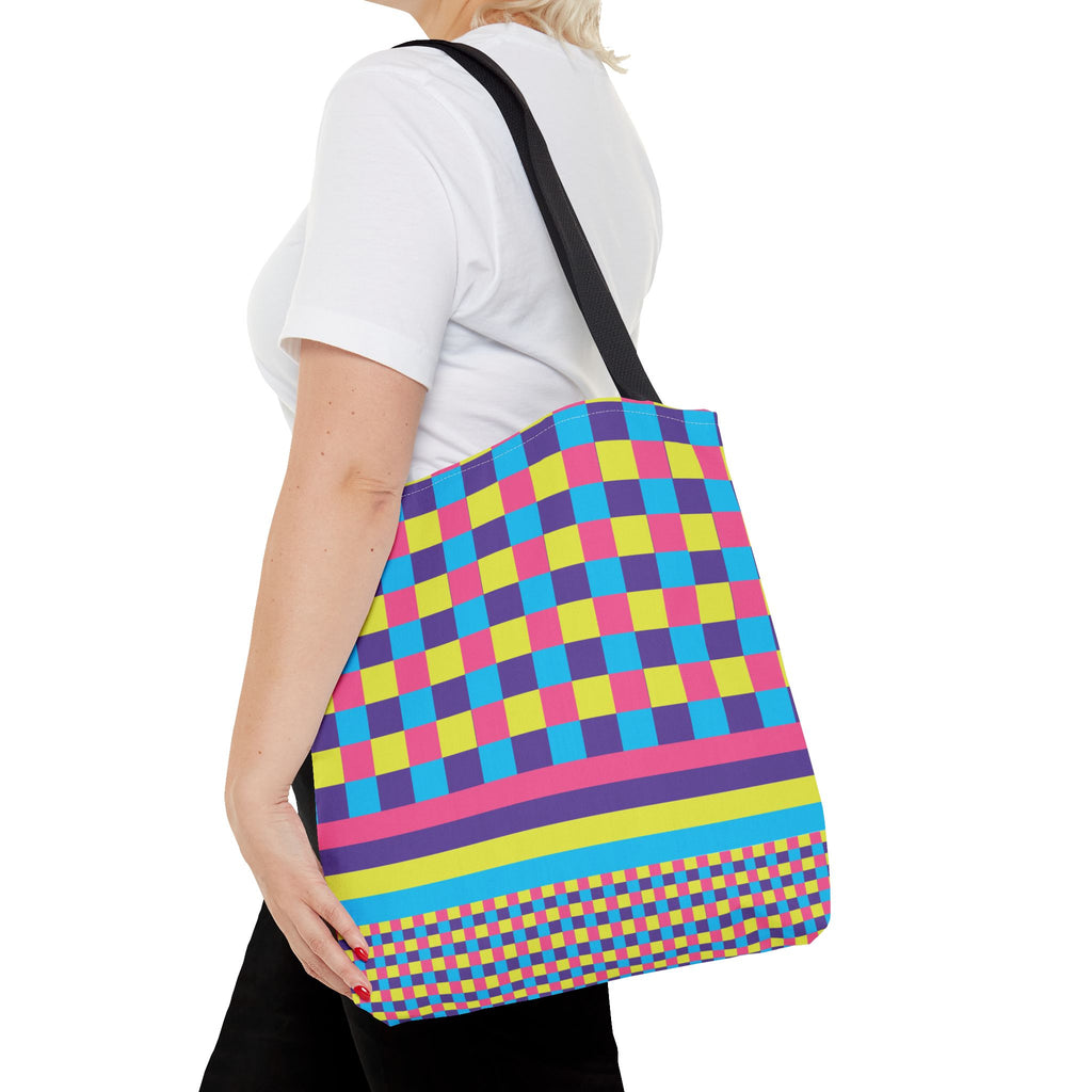 Colorblock Tote Bag