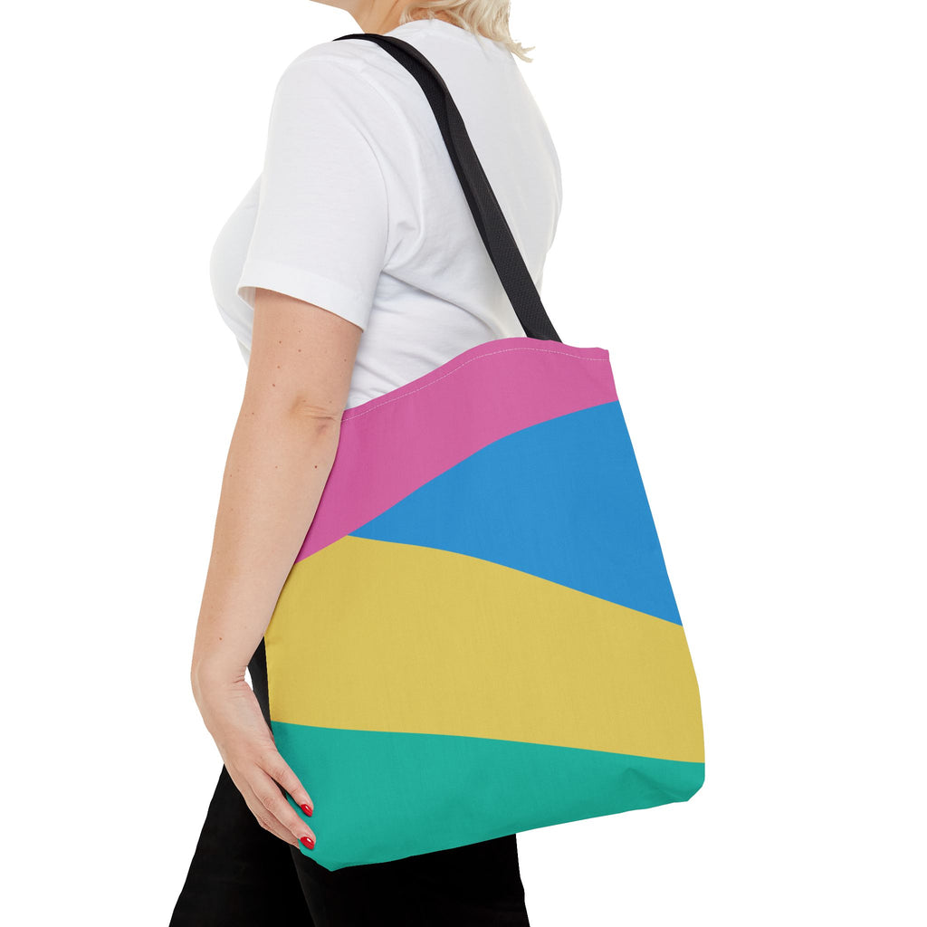 Colorblock Tote Bag