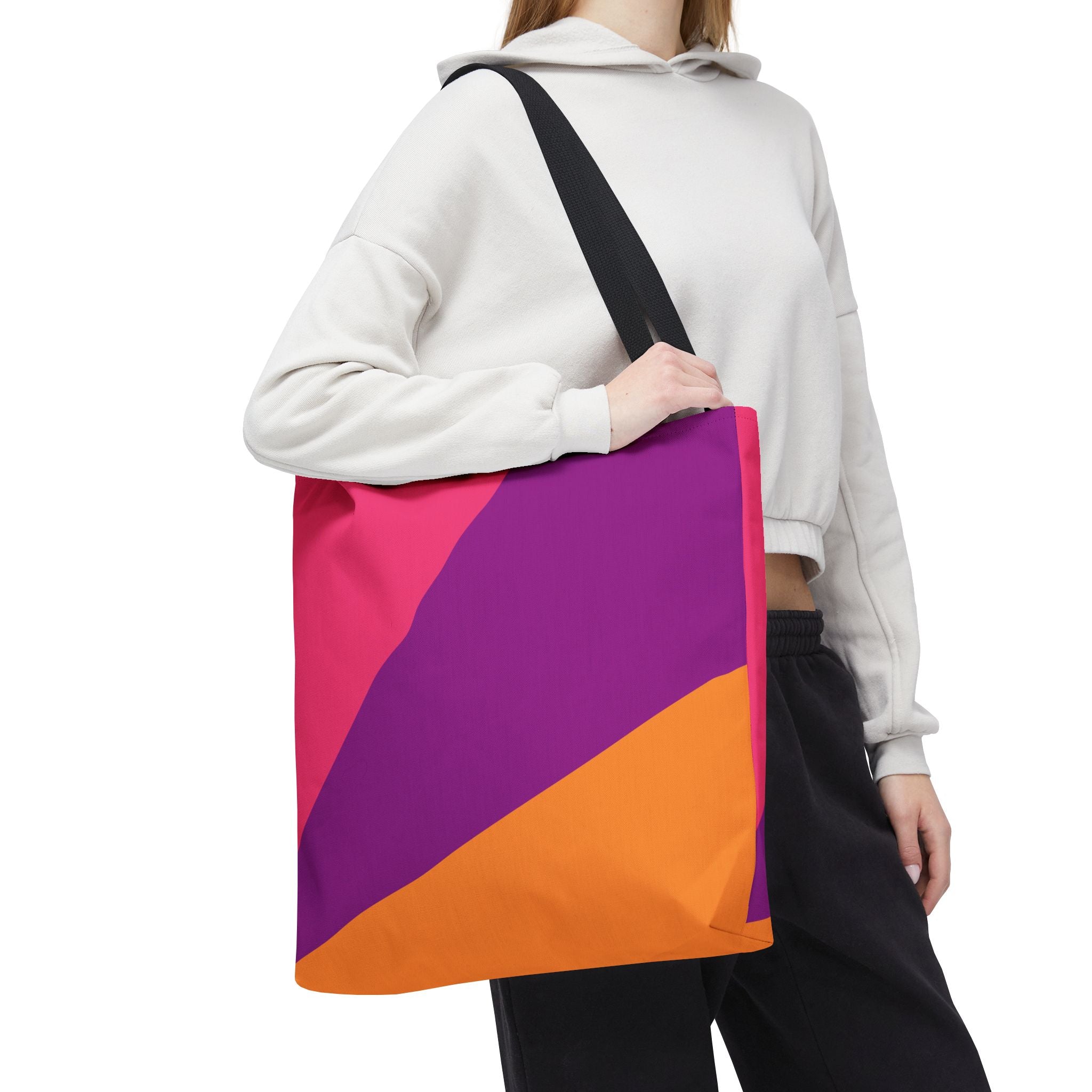 Colorblock Tote Bag