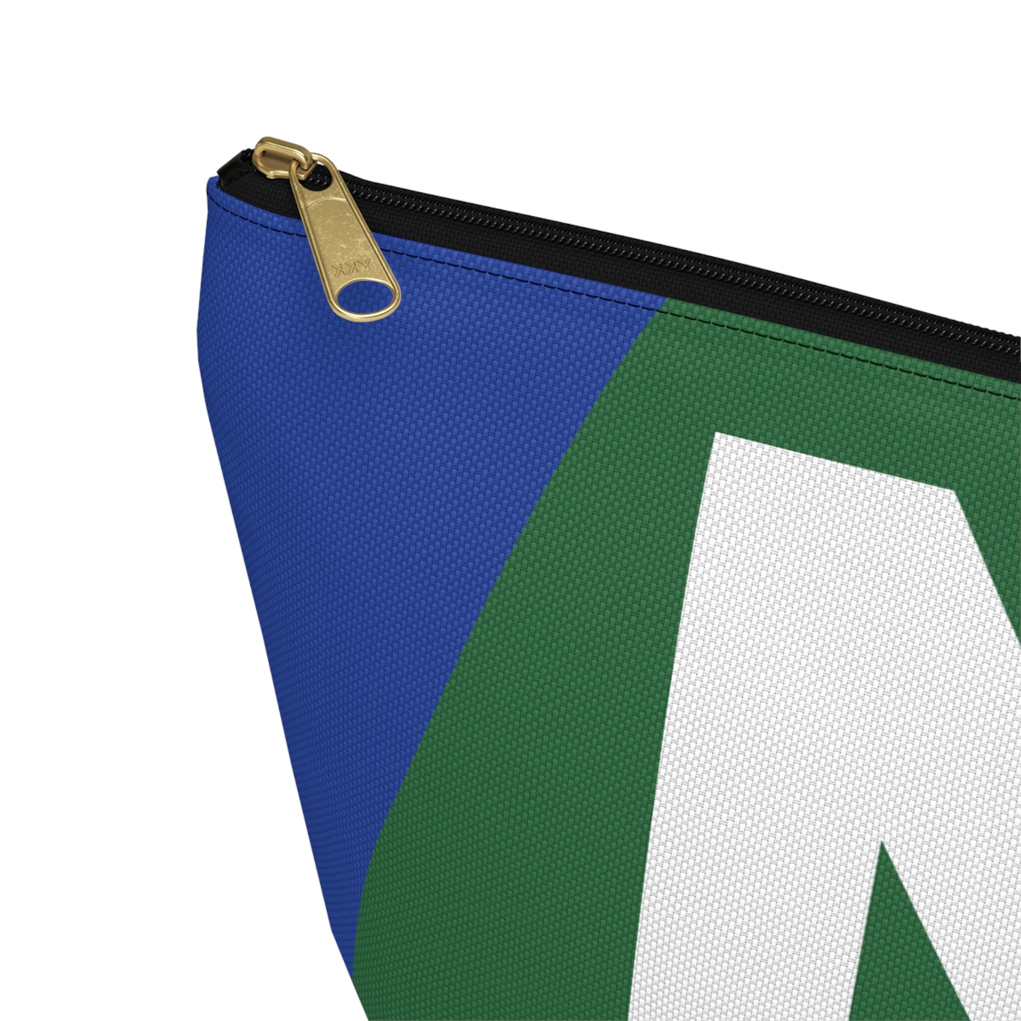 Initials Colorblock Accessory Pouch — Monogram N T-Bottom Cosmetic Bag