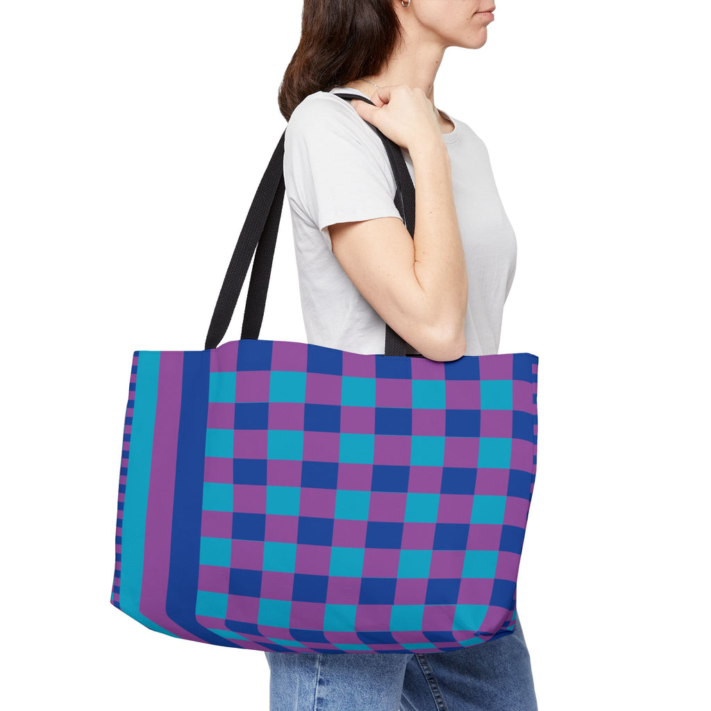 Colorblock Tote Bag