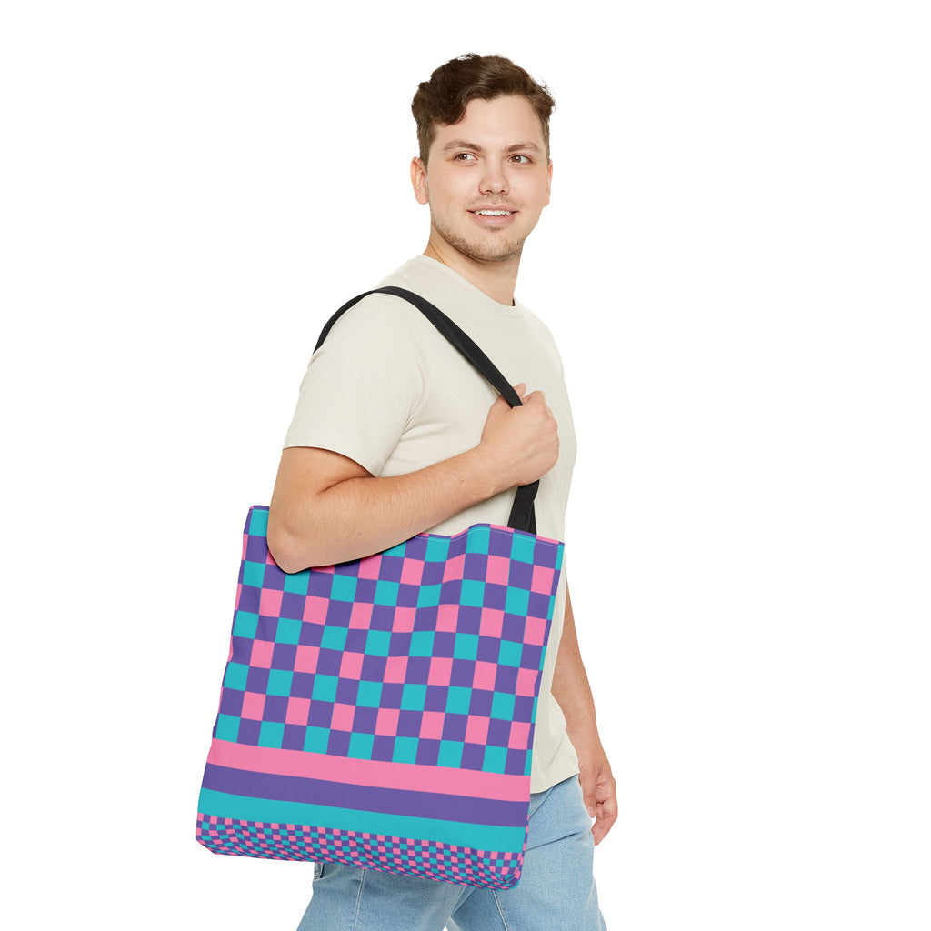 Colorblock Tote Bag