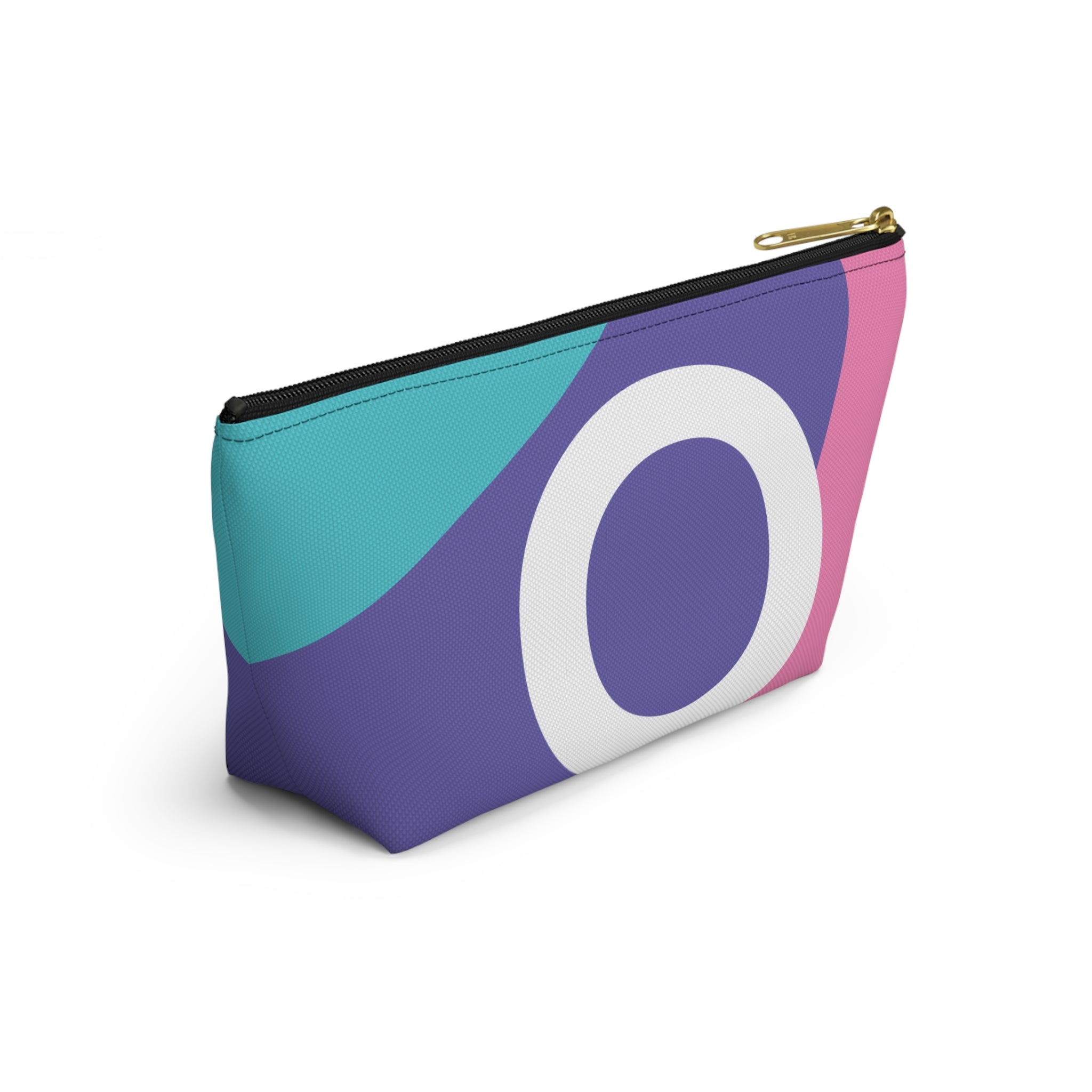 Colorblock Accessory Pouch — Monogram O T-Bottom Cosmetic Bag