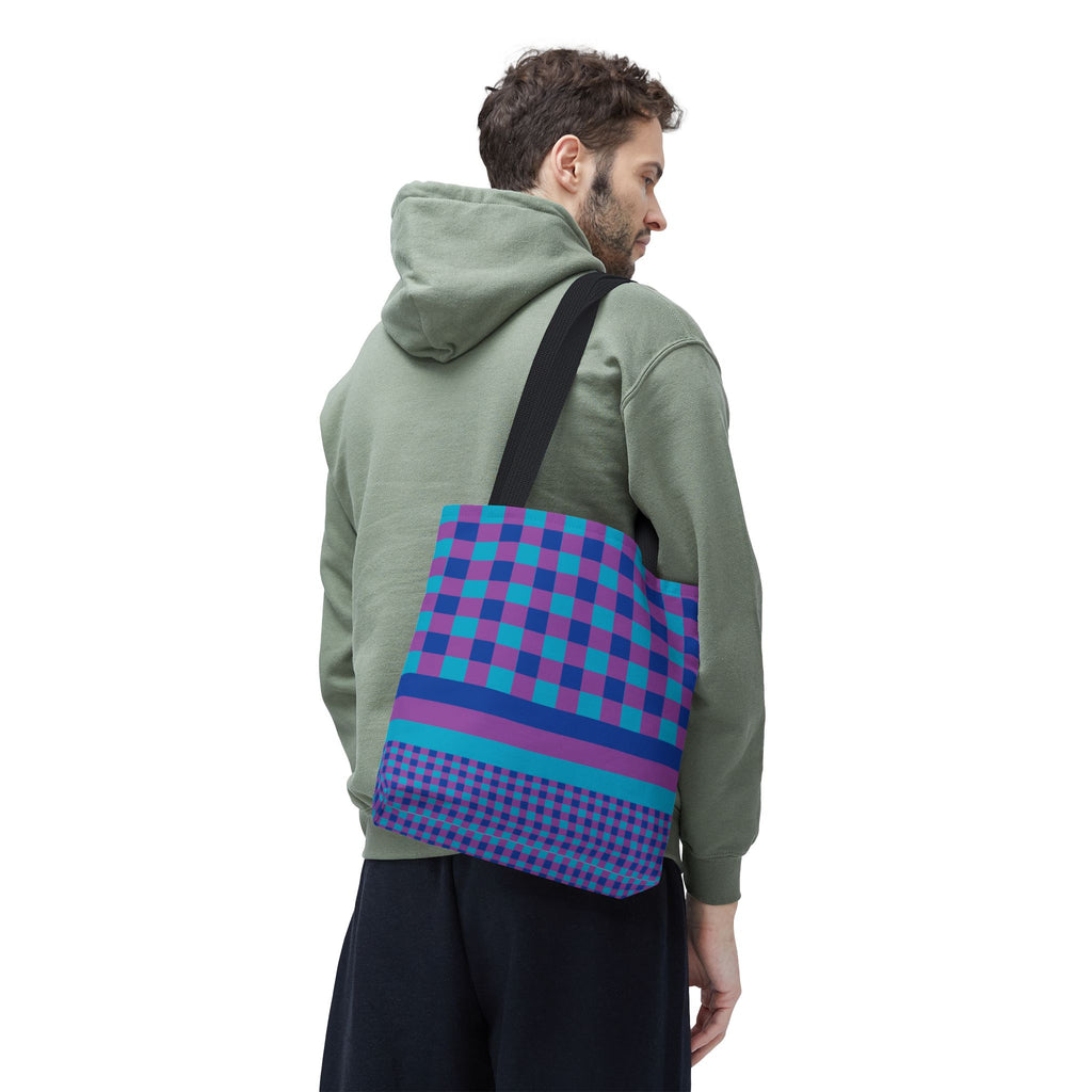 Colorblock Tote Bag