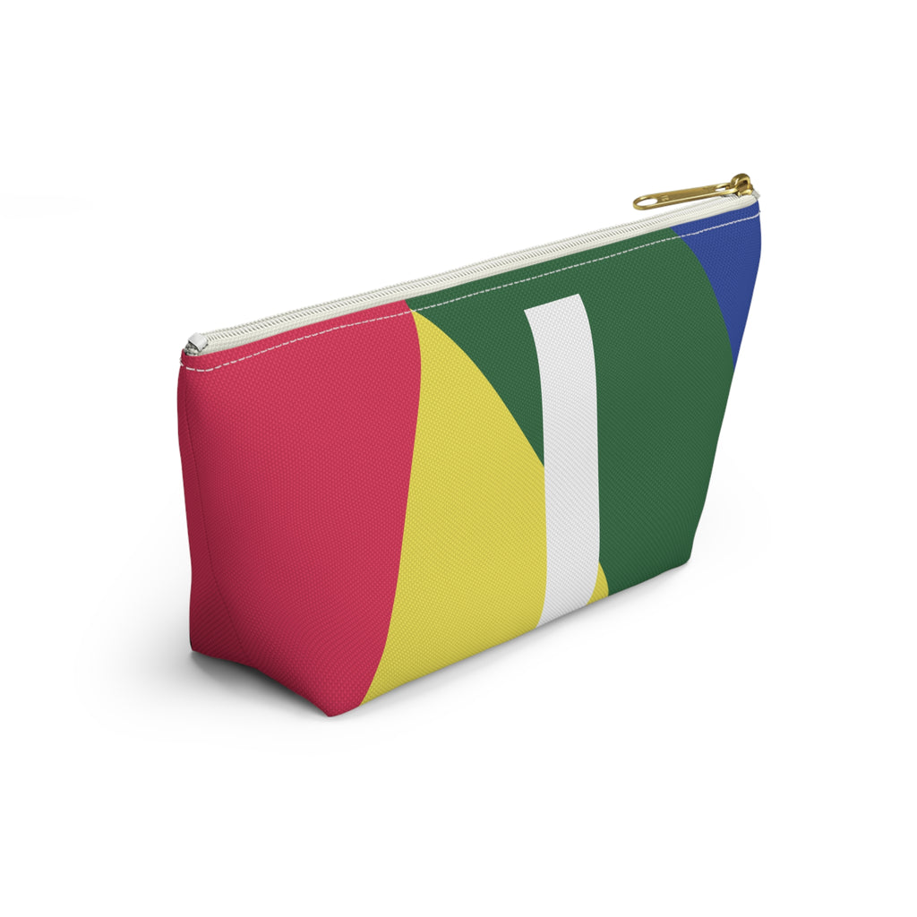 Colorblock Accessory Pouch — Monogram I T-Bottom Cosmetic Bag
