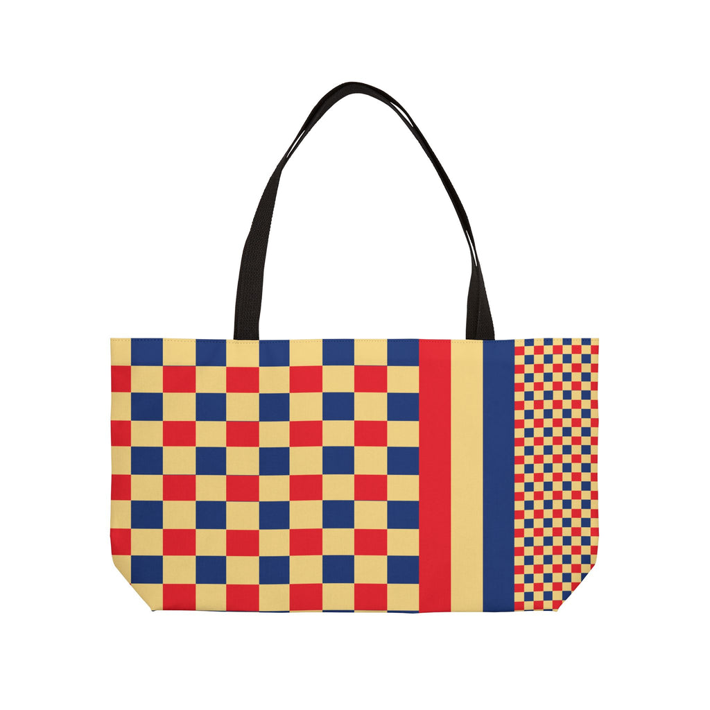 Colorblock Tote Bag
