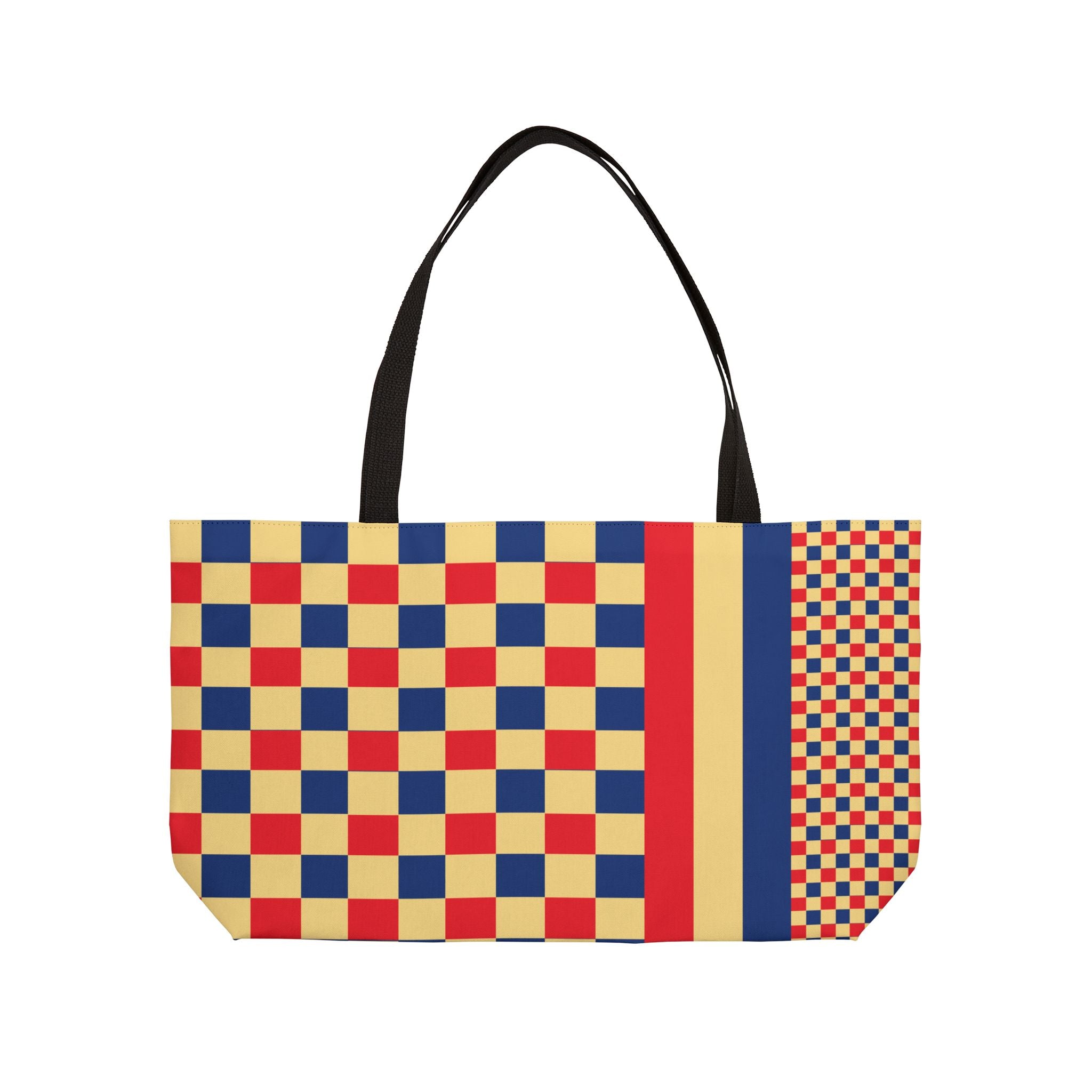 Colorblock Tote Bag