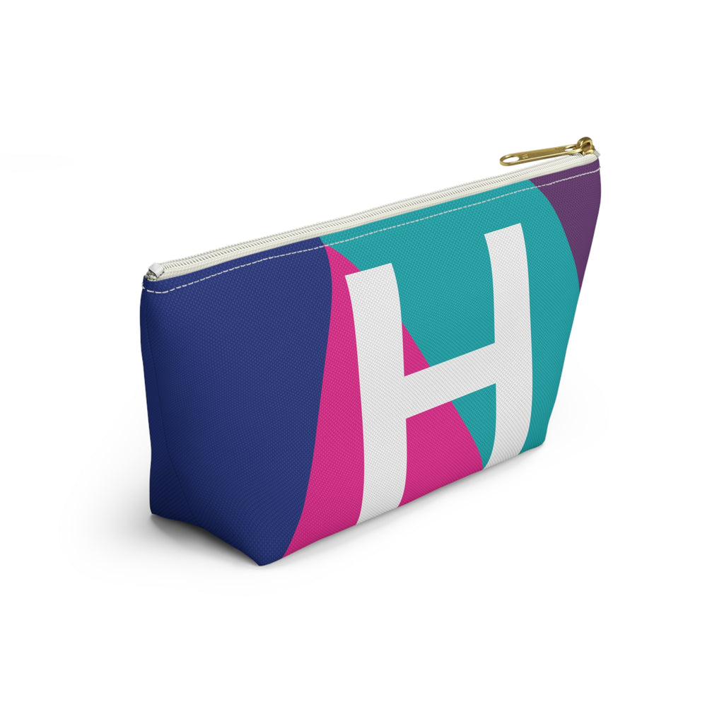 Colorblock Accessory Pouch — Monogram H T-Bottom Cosmetic Bag