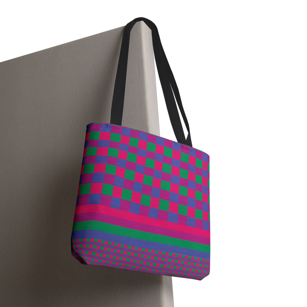 Colorblock Tote Bag