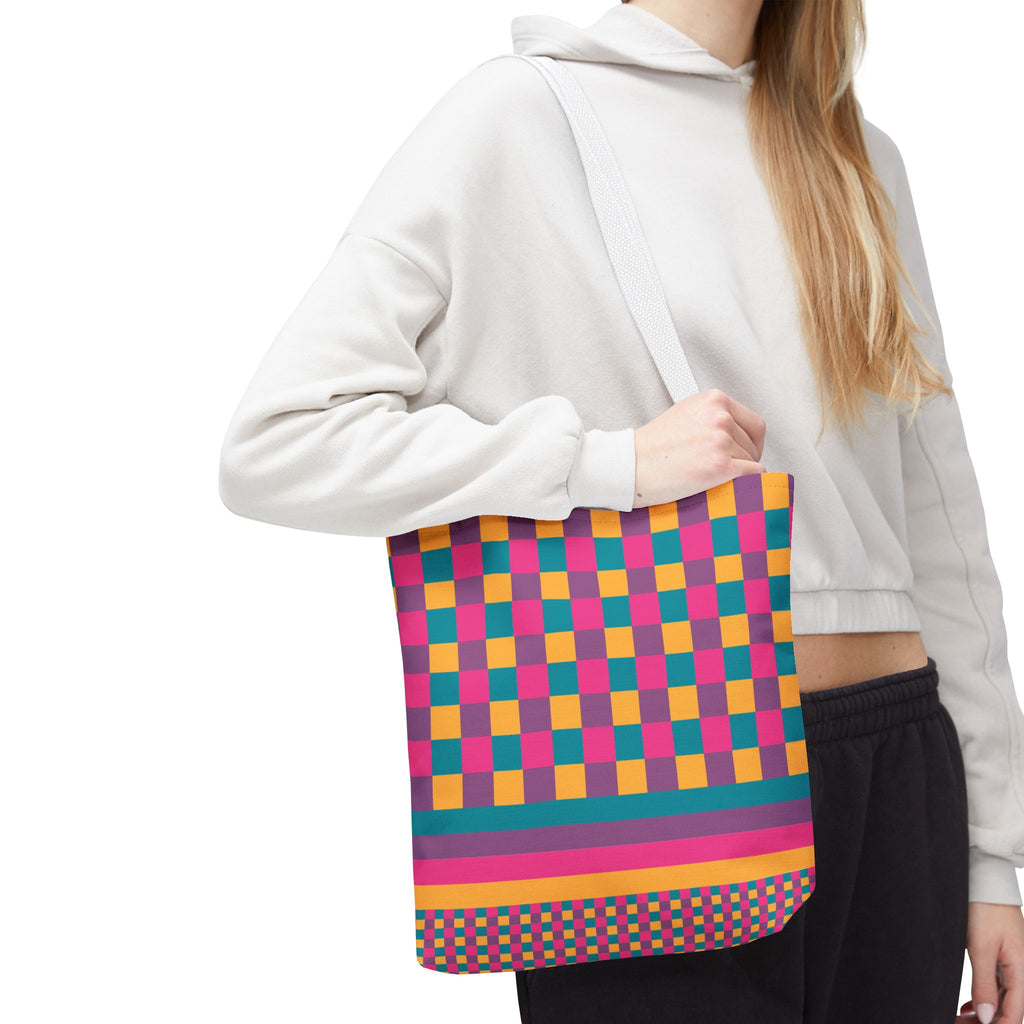 Colorblock Tote Bag