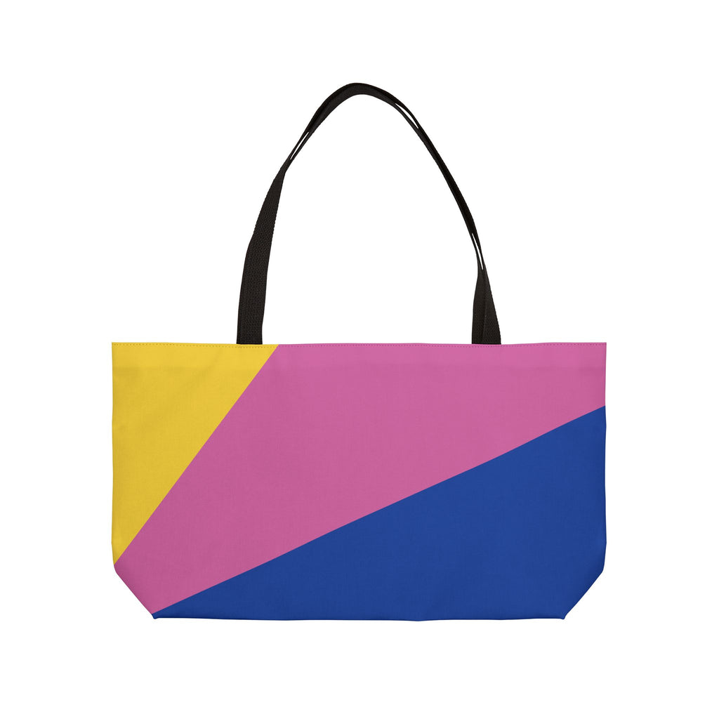 Colorblock Tote Bag
