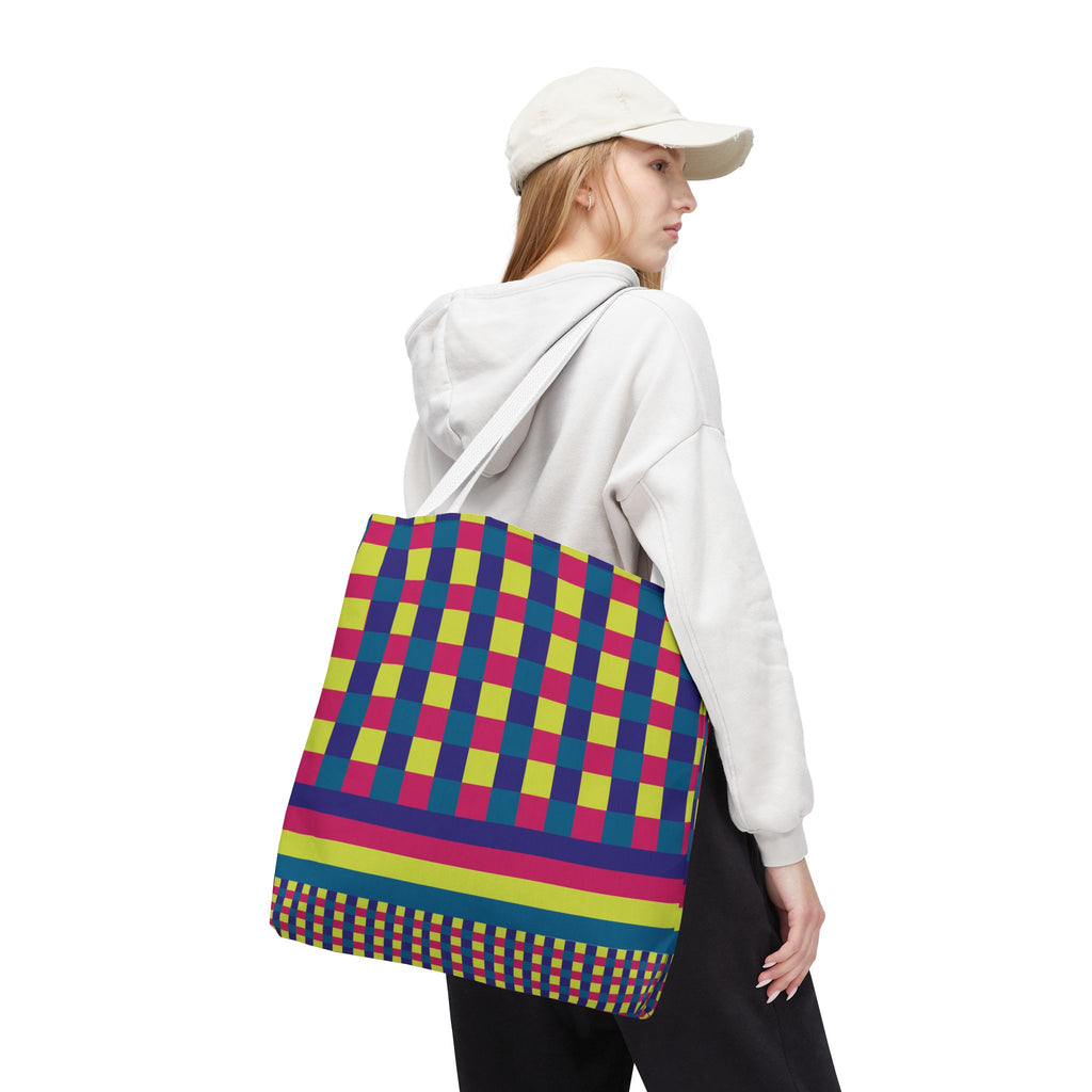 Colorblock Tote Bag