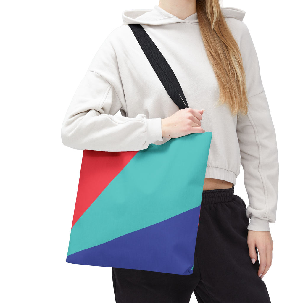 Colorblock Tote Bag