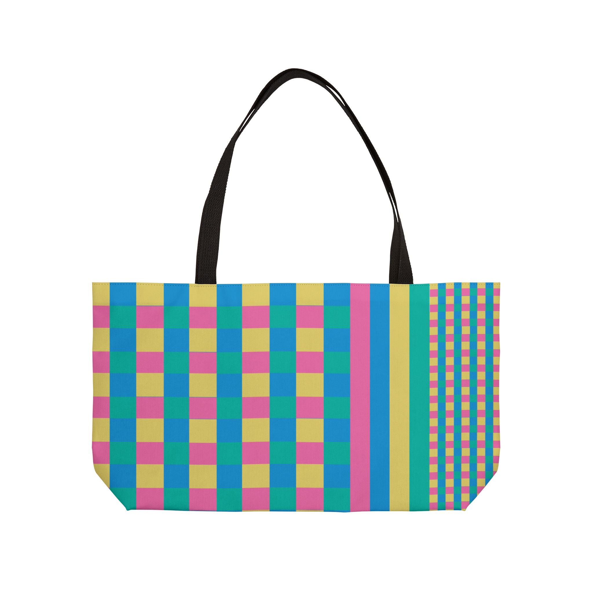 Colorblock Tote Bag