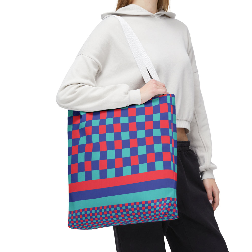 Colorblock Tote Bag