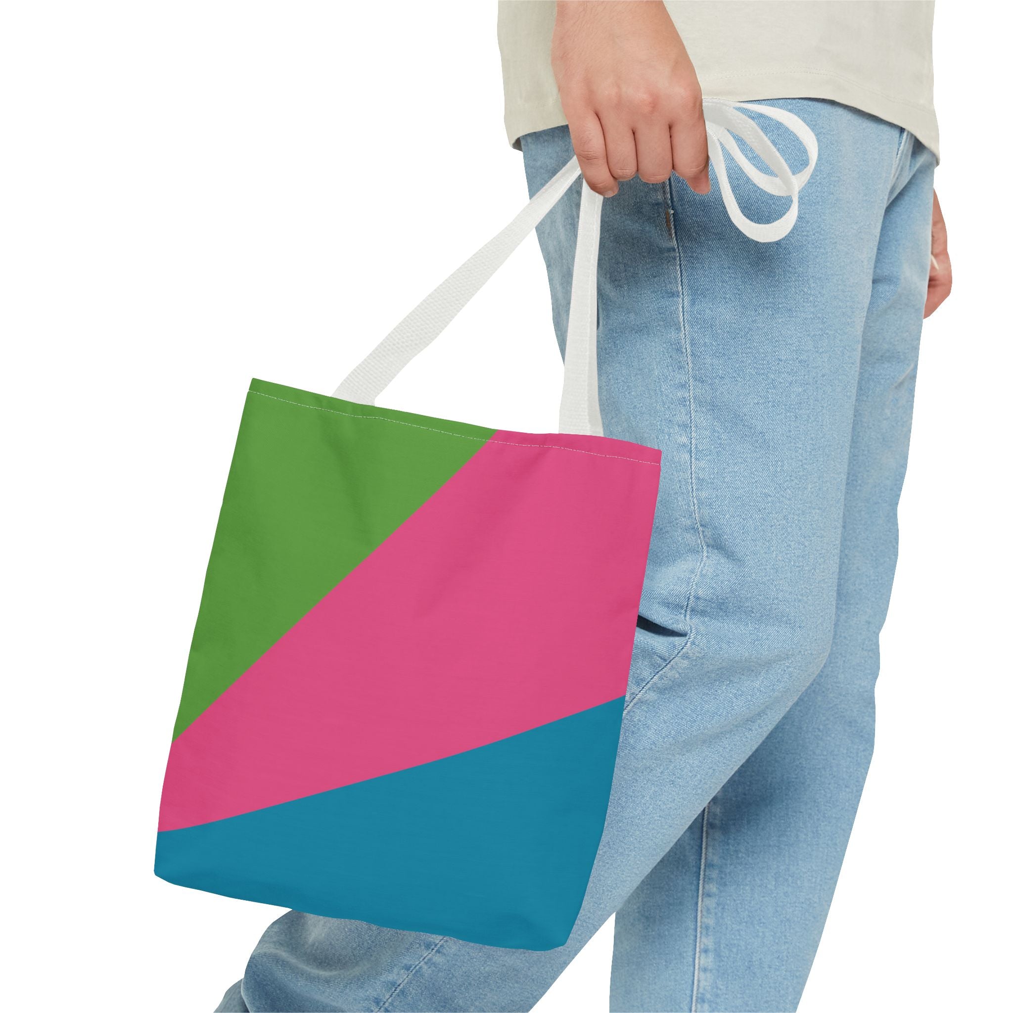 Colorblock Tote Bag